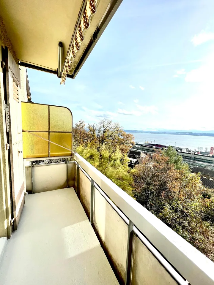 Avec vue sur le lac et les Alpes, magnifique appartement de 3,5 pièces