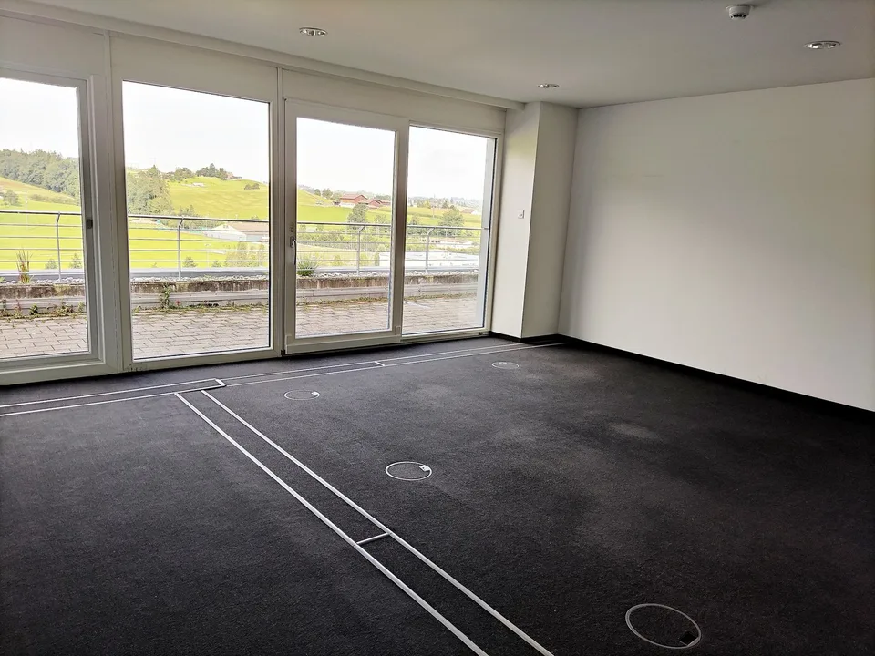 Grosszügiges Kleinbüro mit Blick ins Grüne