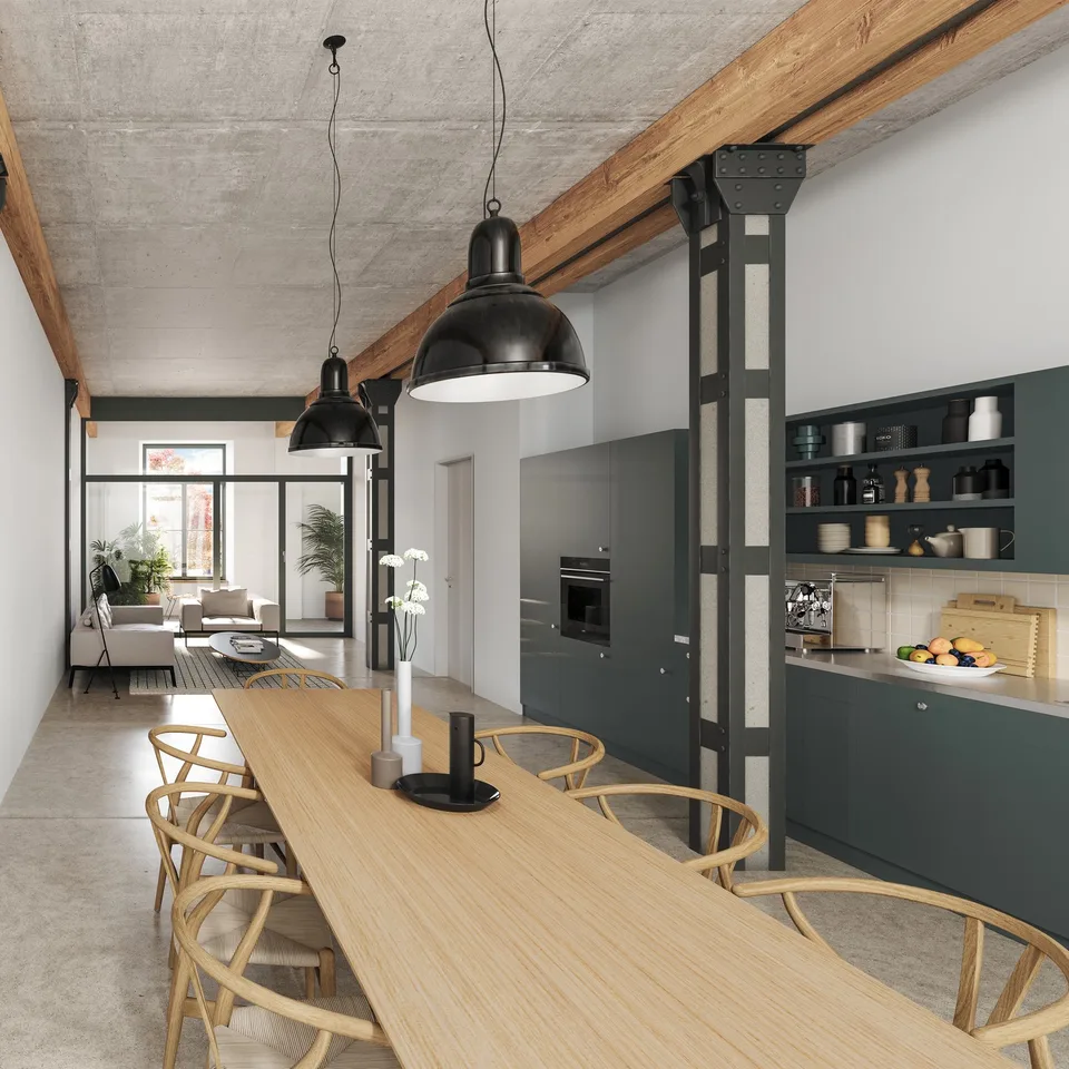 Erstvermietung - Grosszügige Wohnung mit industriellem Charme
