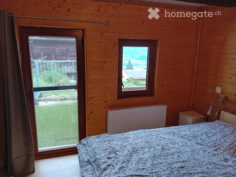 Shared house with beautiful view in Troistorrents