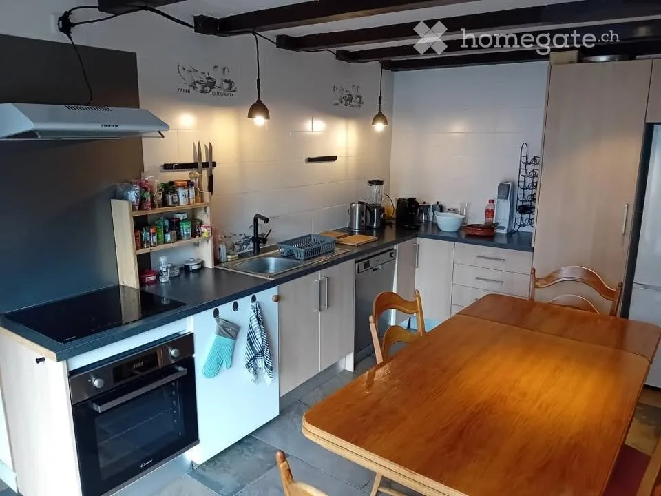 Shared house with beautiful view in Troistorrents