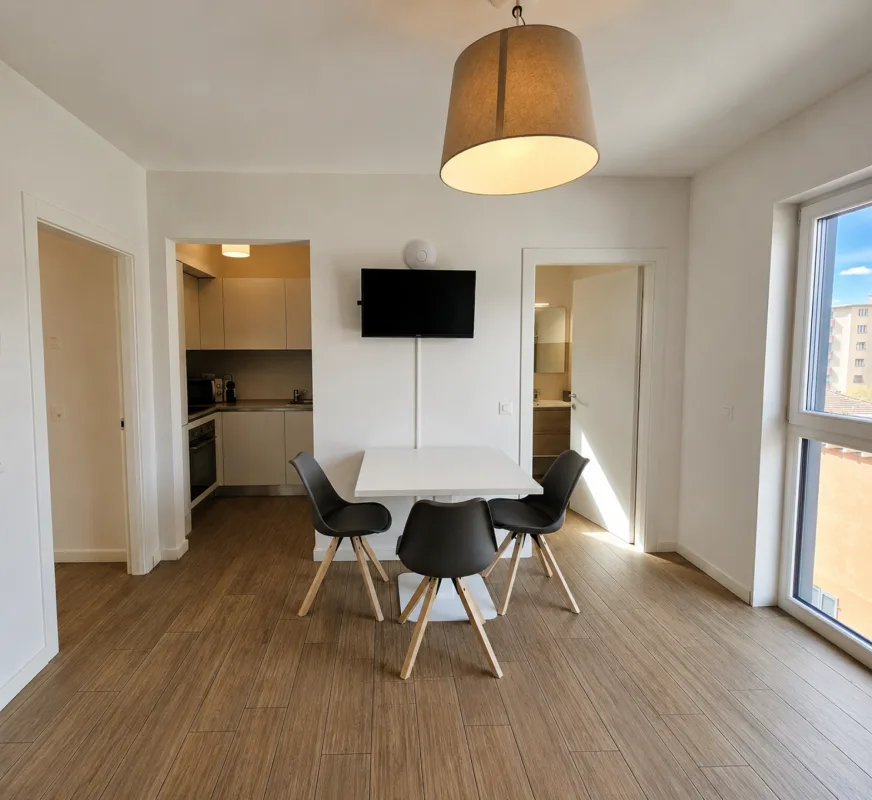 Moderno 2.5 locali ammobiliati con balcone