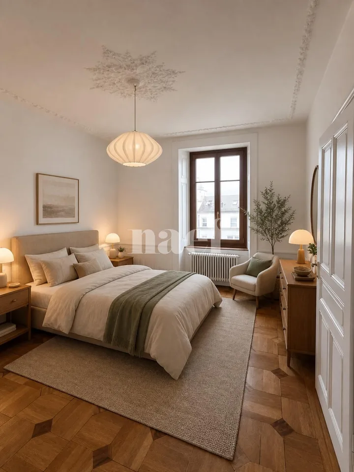 Appartement de 3 pièces avec cachet rénové