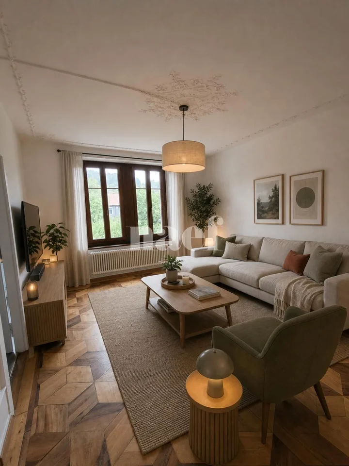 Wohnung mit 3 Zimmern und Charme renoviert