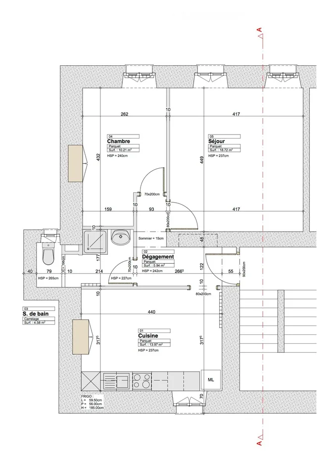 Appartamento 2.5 locali in affitto nel centro di Vétroz