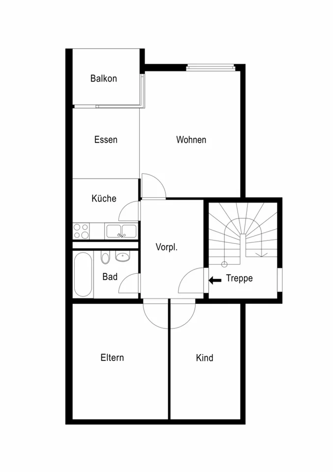 Cozy 3.5-room apartment in Birsfelden – photo 9 of 9