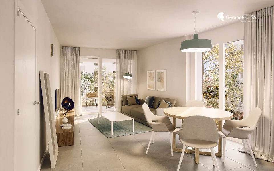 Appartement neuf de 4 pièces à quelques pas de la gare de Genève