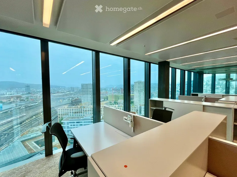 Ausgebaute Büros im Prime Tower