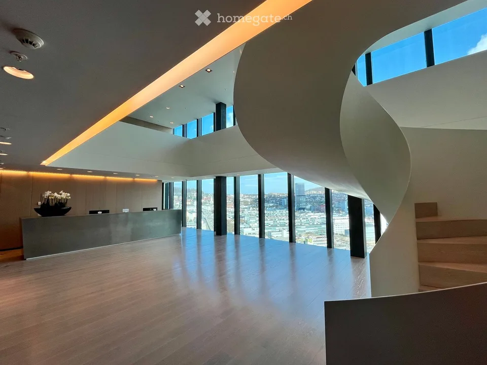 Ausgebaute Büros im Prime Tower