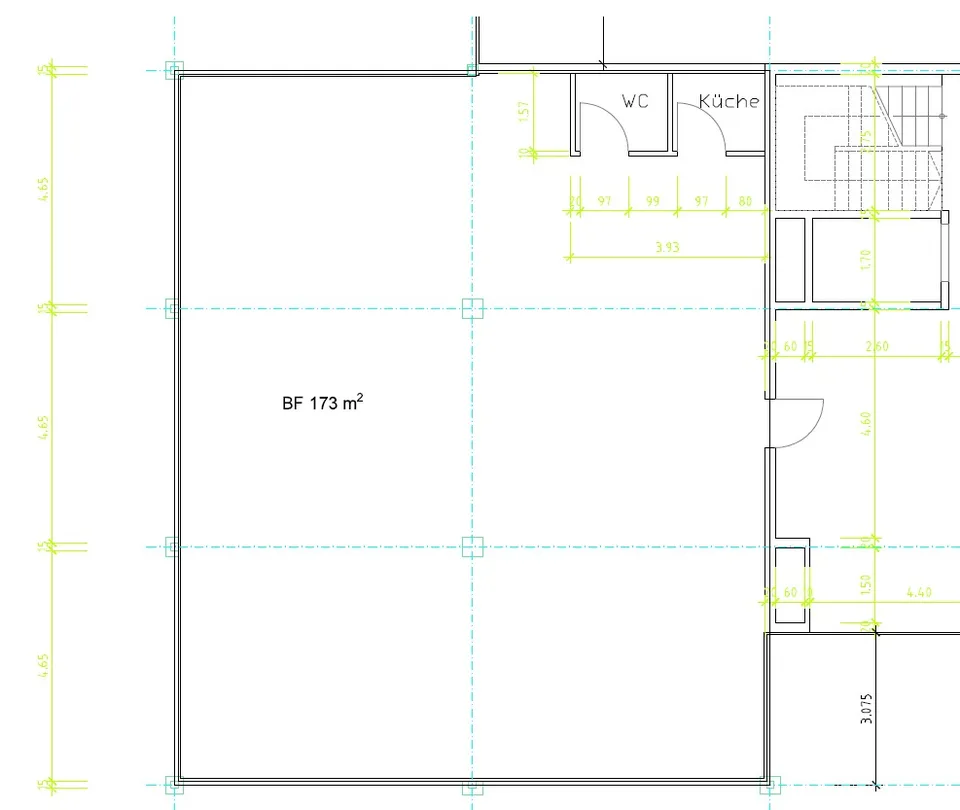 Ampio spazio commerciale di 173 m² a Münsingen