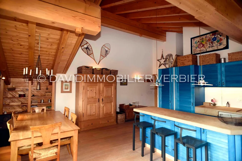 Verbier: Appartement en attique de 4.5 pièces à L'année ou à la saison