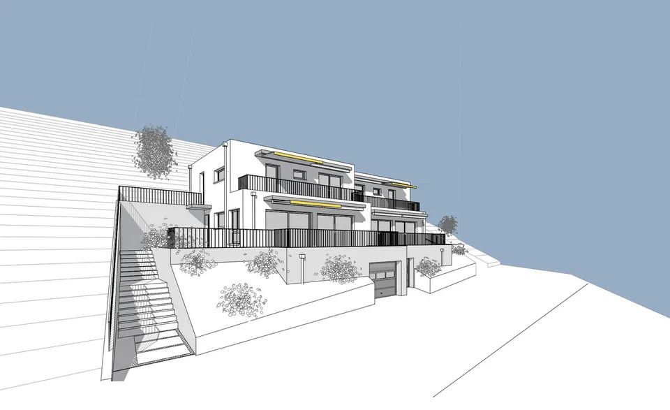 Promotion de 2 villas mitoyennes de 4.5 pces au calme, vue panoramique