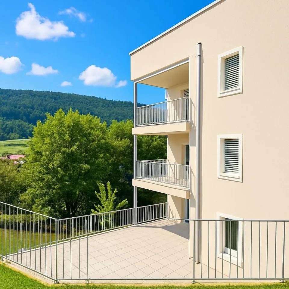 Appartement neuf 3,5 pièces au rez avec aménagement perso – balcon et jardin