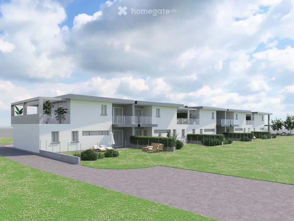 Baugrundstück mit genehmigter Baugenehmigung - 5 Einfamilienhäuser in Stabio
