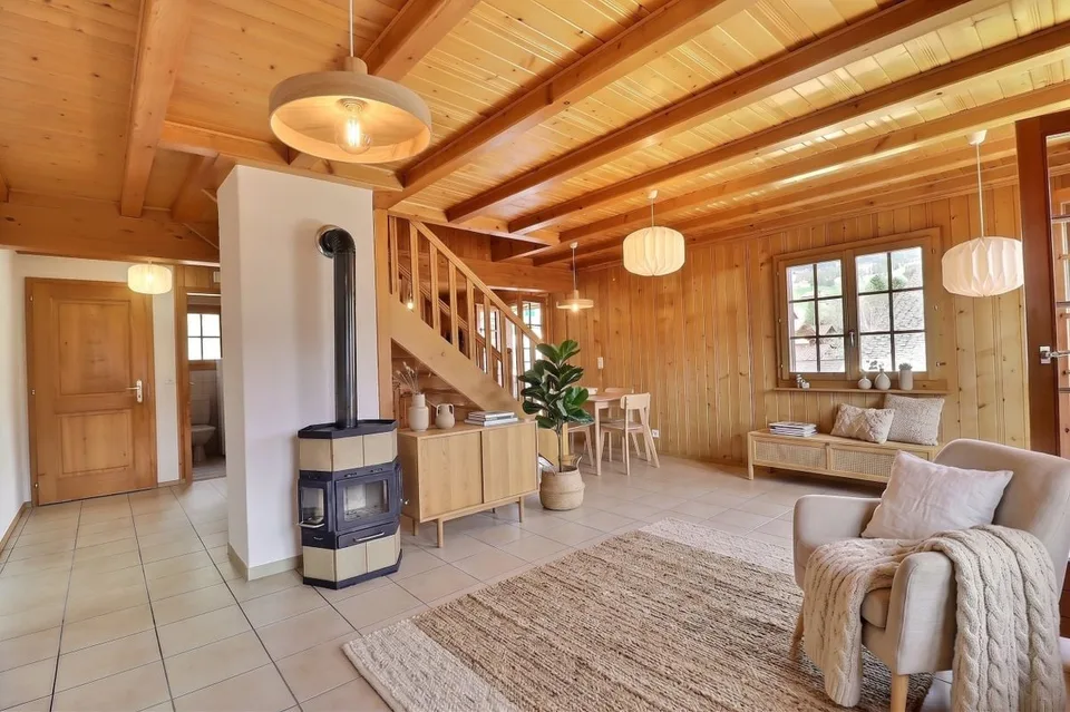 Agréable duplex en attique à vendre à Château-d'Oex