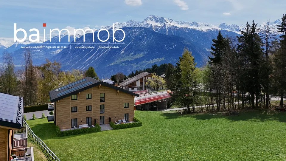 Magnifique appartement 3,5 pièces de 109m2 avec une vue panoramique sur les alpes !