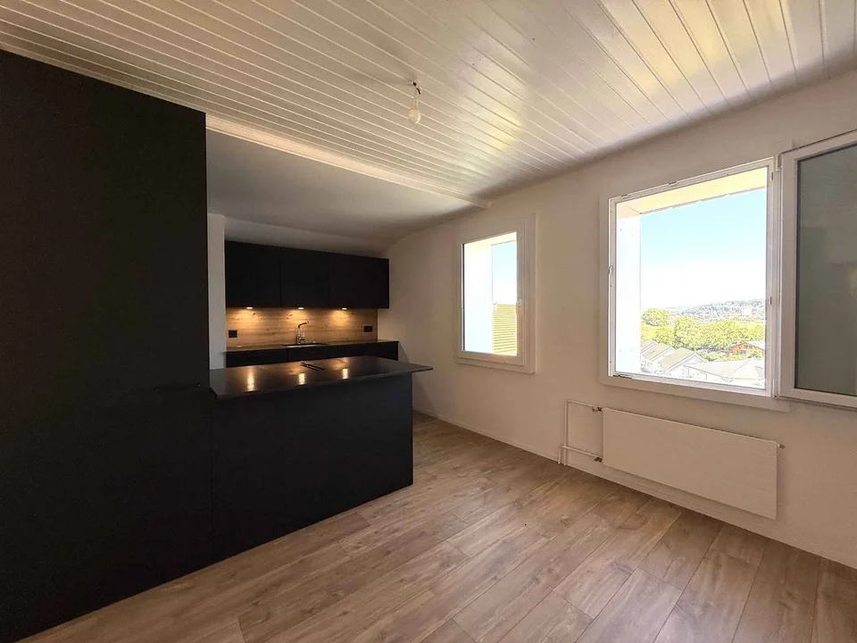 Komplette Renovierung, wunderschönes Apartment im Dachgeschoss (Loft-Typ)