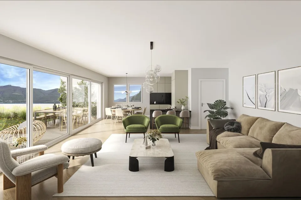 Residenza Riasco Riva, Appartamenti di 3.5 locali, Brissago (B6.13) – photo 6 sur 7