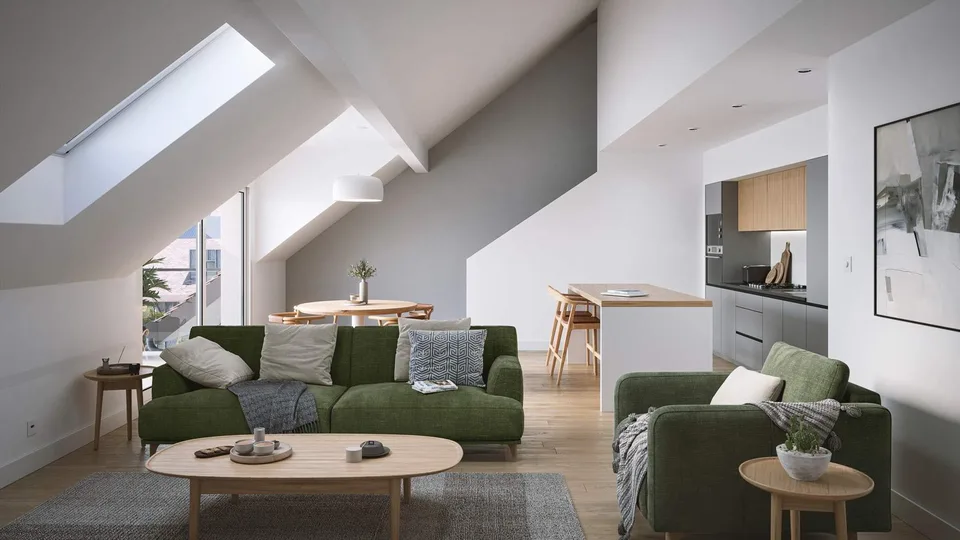 Nouvelle promotion "Harmonia" à Romanel-sur-Lausanne - Appartements de 3.5 pièces dans les combles en duplex neufs à vendre dès CHF 1'080'000.-