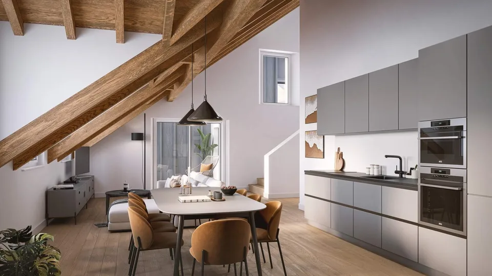 Nouvelle promotion "Harmonia" à Romanel-sur-Lausanne - Appartements de 3.5 pièces dans les combles en duplex neufs à vendre dès CHF 1'080'000.-