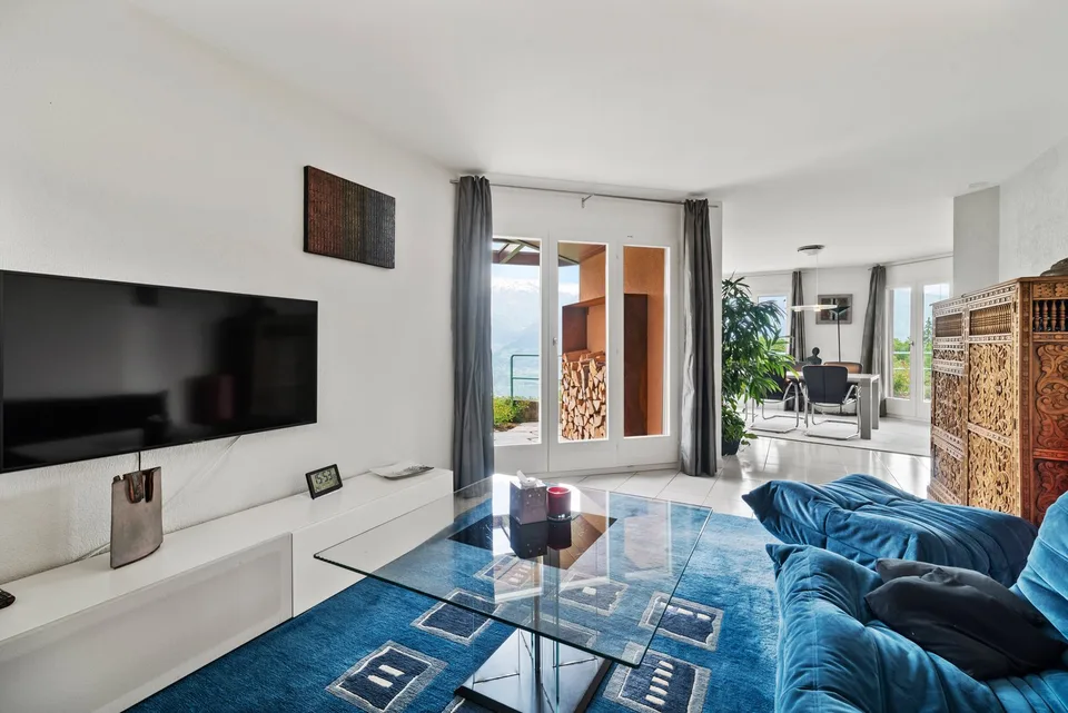 Chalet di lusso con vista panoramica a Lens