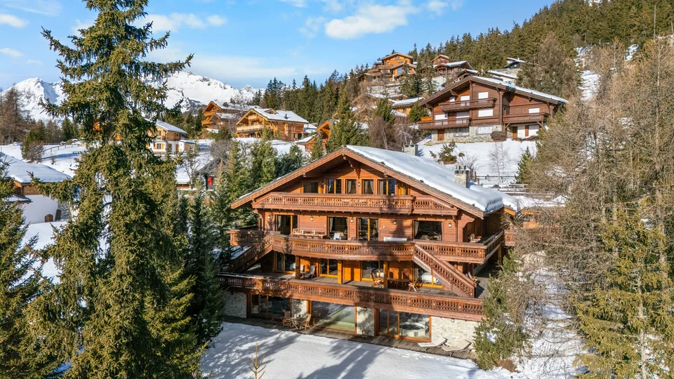 Chalet d'exception - Ski In / Ski Out privatif - Plans-Mayens