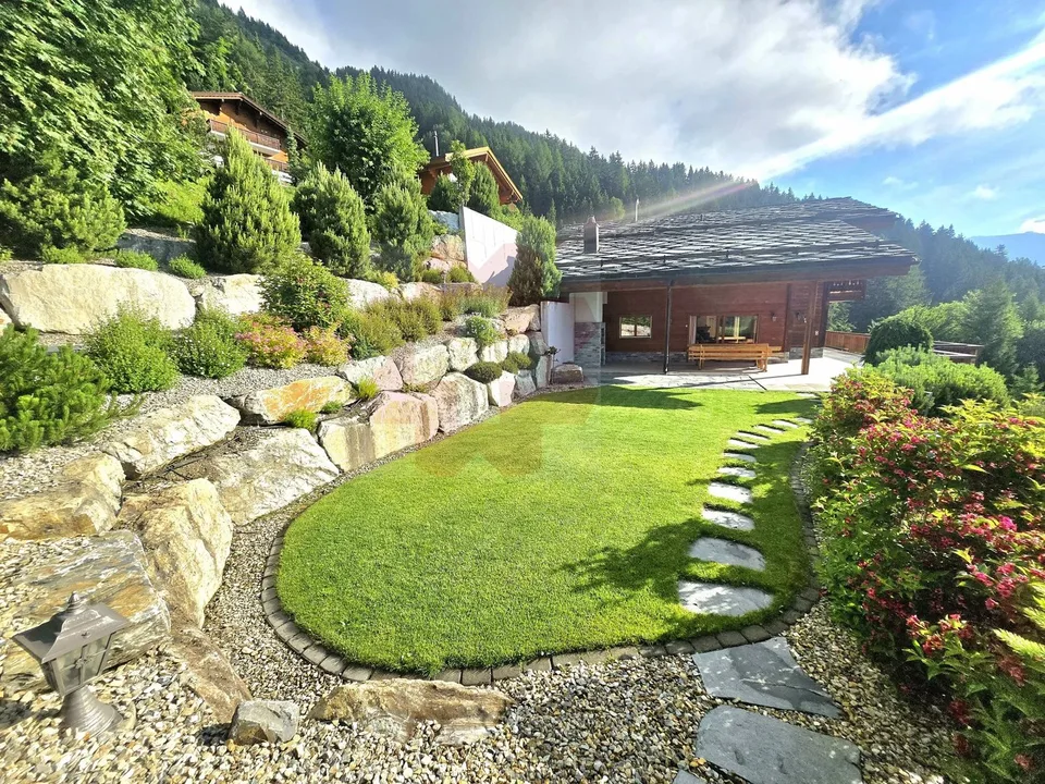 Chalet der Ausnahme in Anzère, Zweitwohnsitz und ausländische Erwerb genehmigt – Foto 10 von 13