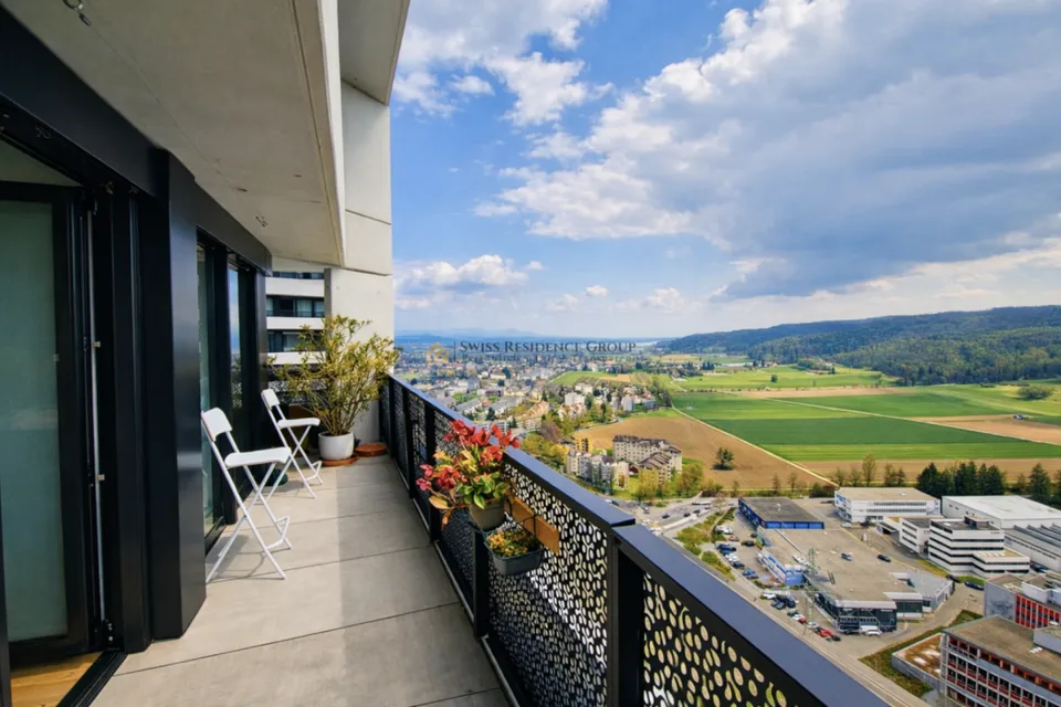 Appartement exclusif de 5,5 pièces au 33e étage des Tours Three Point