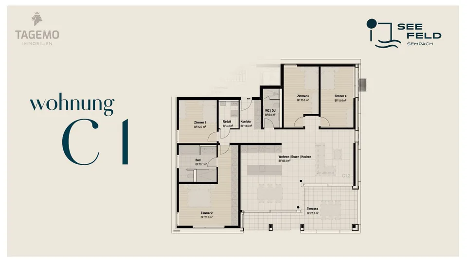 Premium 5.5-room apartment with lake view – photo 6 of 11