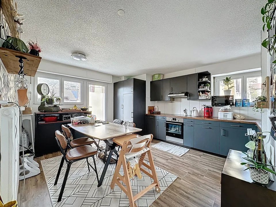 Grand duplex familial de 170 m² dans une petite PPE de 2 logements – Miège