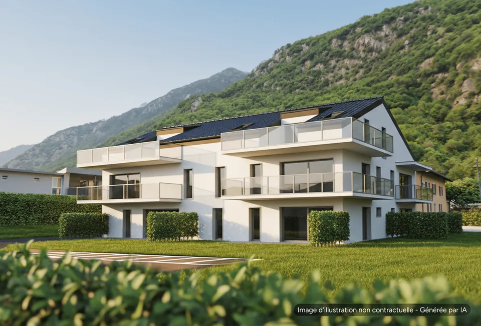 Appartement neuf de 4.5 pièces avec grand balcon