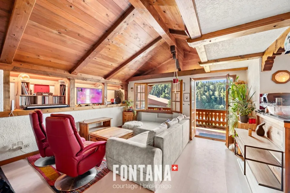 Duplex mit 5,5 Zimmern in Leysin