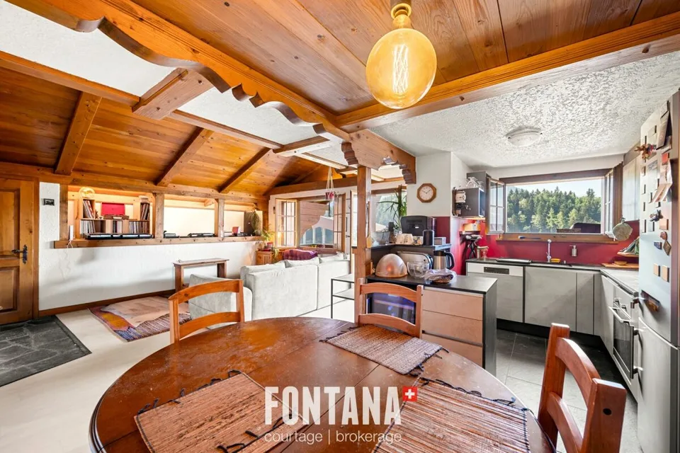 Duplex mit 5,5 Zimmern in Leysin