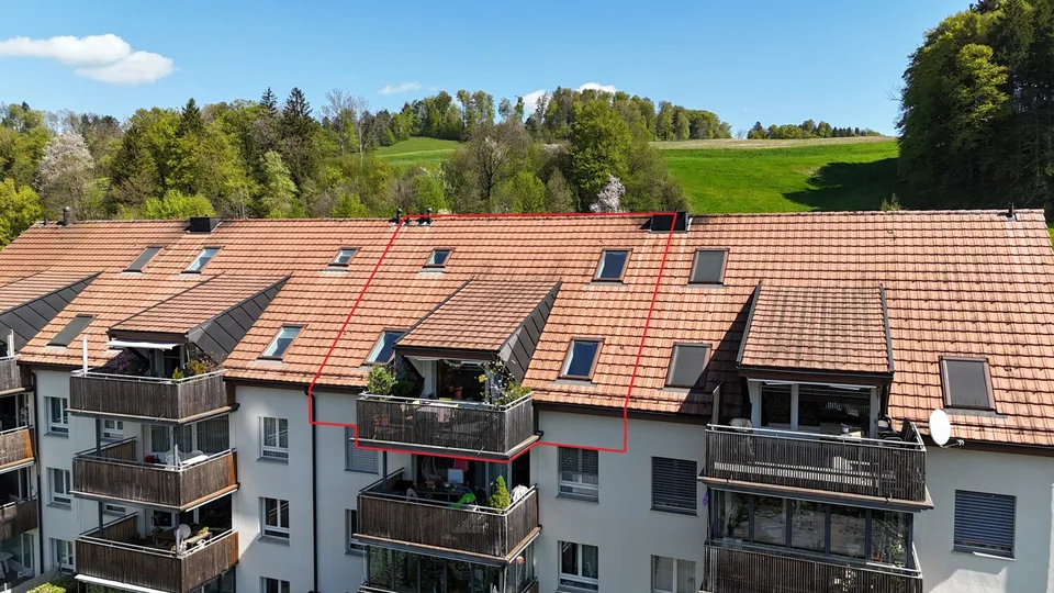 Grosse, naturnahe 5.5 Zimmer Dachmaisonette im Bezirk Winterthur – Foto 9 von 12