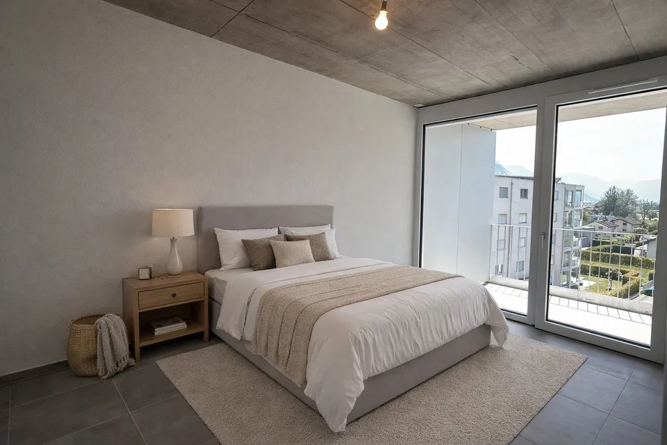 Ampio attico nuovo con grande balcone – foto 6 di 13