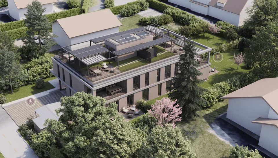 Appartement neuf à Vessy avec jardin et rooftop(THPE)