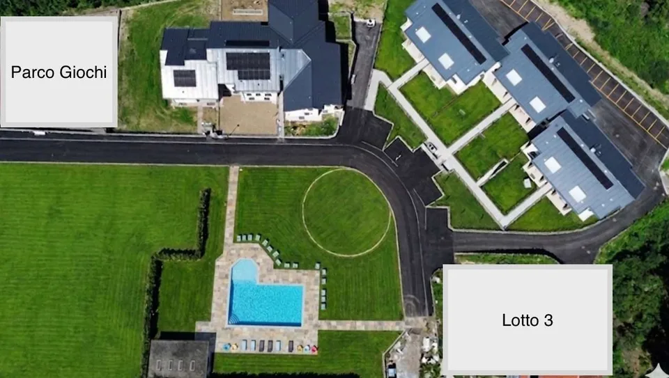 Bizzarone - Nuovo trilocale con terrazzo, piscina  di 150 mq