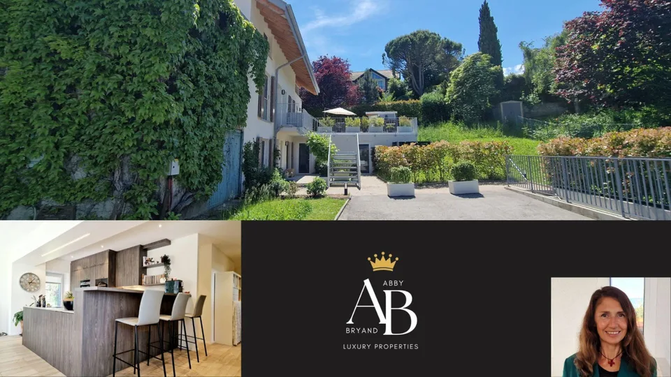 A 5 minutes de Nyon: Magnifique appartement de 4,5 pièces et son jardin privé