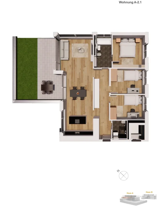 Einzigartiges Bauprojekt mit alpinen Weitblick in Brig - 9 exklusive Wohneinheiten! - 3 Whg. schon verkauft! – Foto 8 von 22