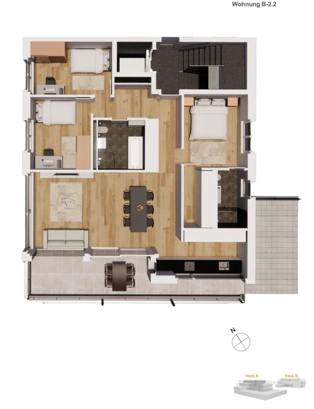 Einzigartiges Bauprojekt mit alpinen Weitblick in Brig - 9 exklusive Wohneinheiten! - 3 Whg. schon verkauft! – Foto 14 von 22