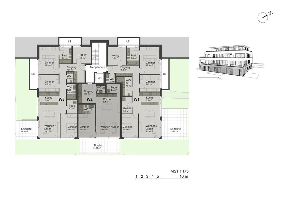 Hochwertige 2.5-Zimmer-Eigentumswohnung im EG mit eigenem Garten! – Foto 6 von 6