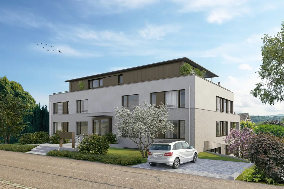Hochwertige 2.5-Zimmer-Eigentumswohnung im EG mit eigenem Garten!