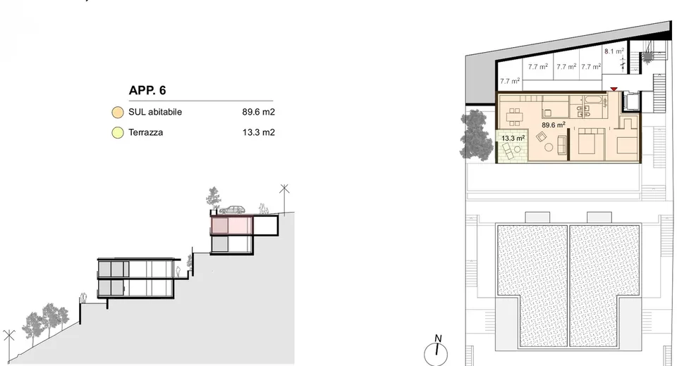Appartamento 3.5 locali con giardino, nuova costruzione – foto 8 di 8