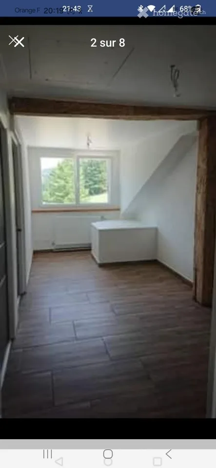 Zwei-Zimmer-Wohnung auf dem Land