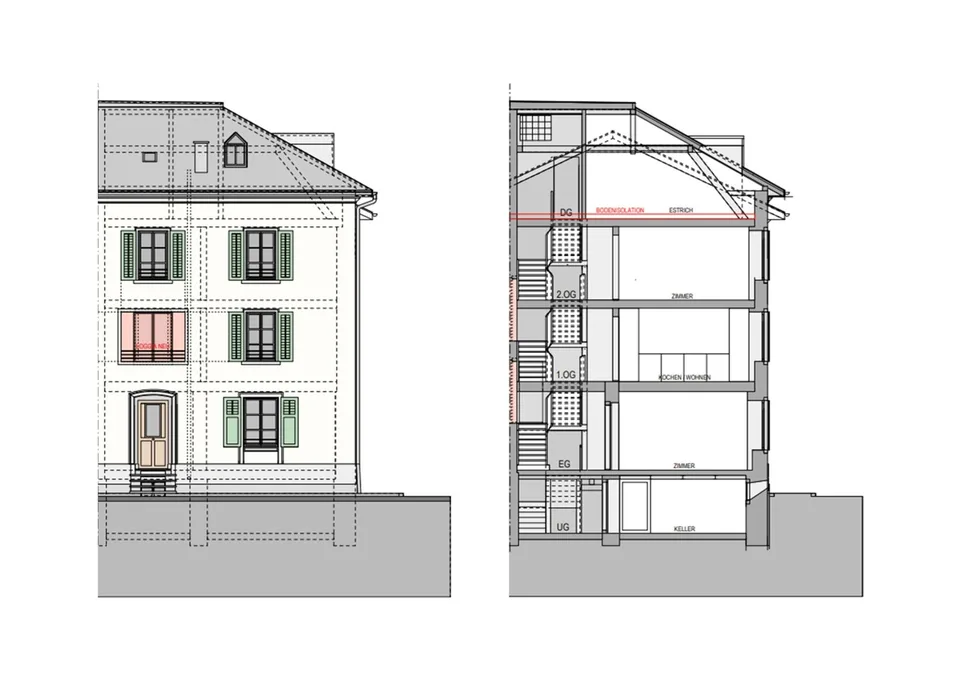 Charmantes 5.5-Zimmer-Reihenhaus an ruhiger - aber zentraler Lage in Ennenda