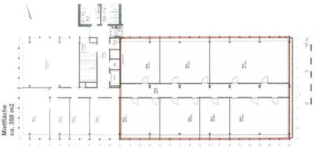 350 m² Bürofläche an zentraler Lage in Muttenz zu vermieten