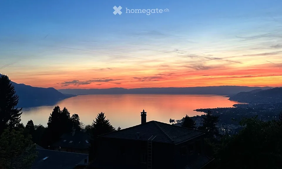 Appartement de 2.5 pièces avec vue sur le lac Léman à Glion