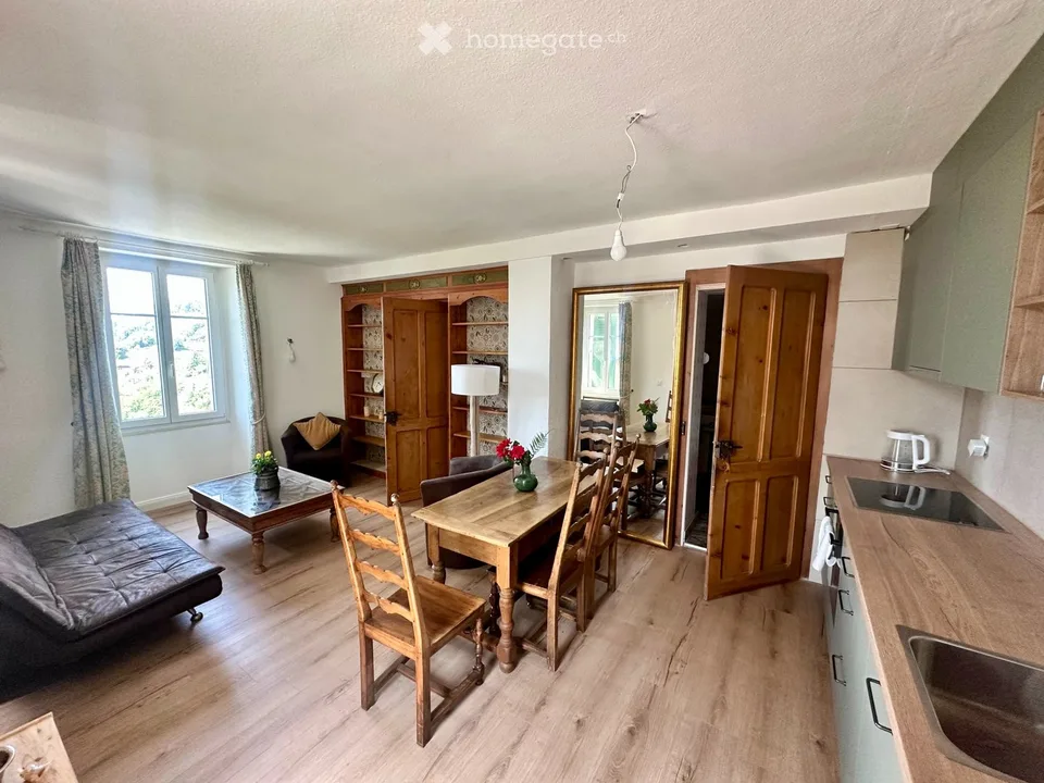 Apartment with 2.5 rooms and view of Lake Geneva in Glion