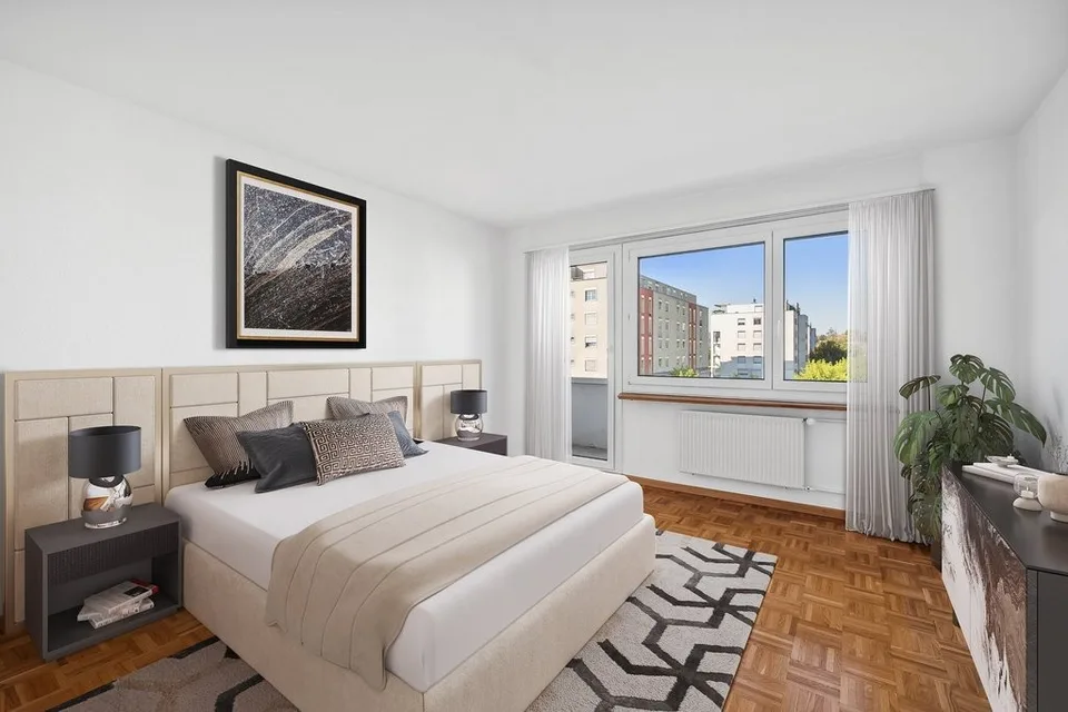 Wohnung mit 3 Zimmern und großem sonnigen Balkon – Foto 6 von 10