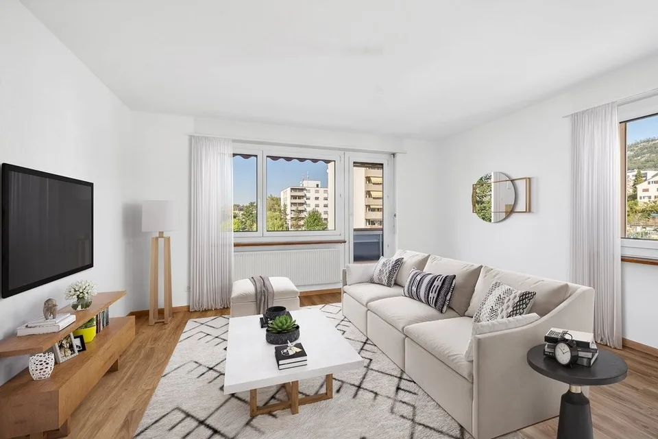 Wohnung mit 3 Zimmern und großem sonnigen Balkon